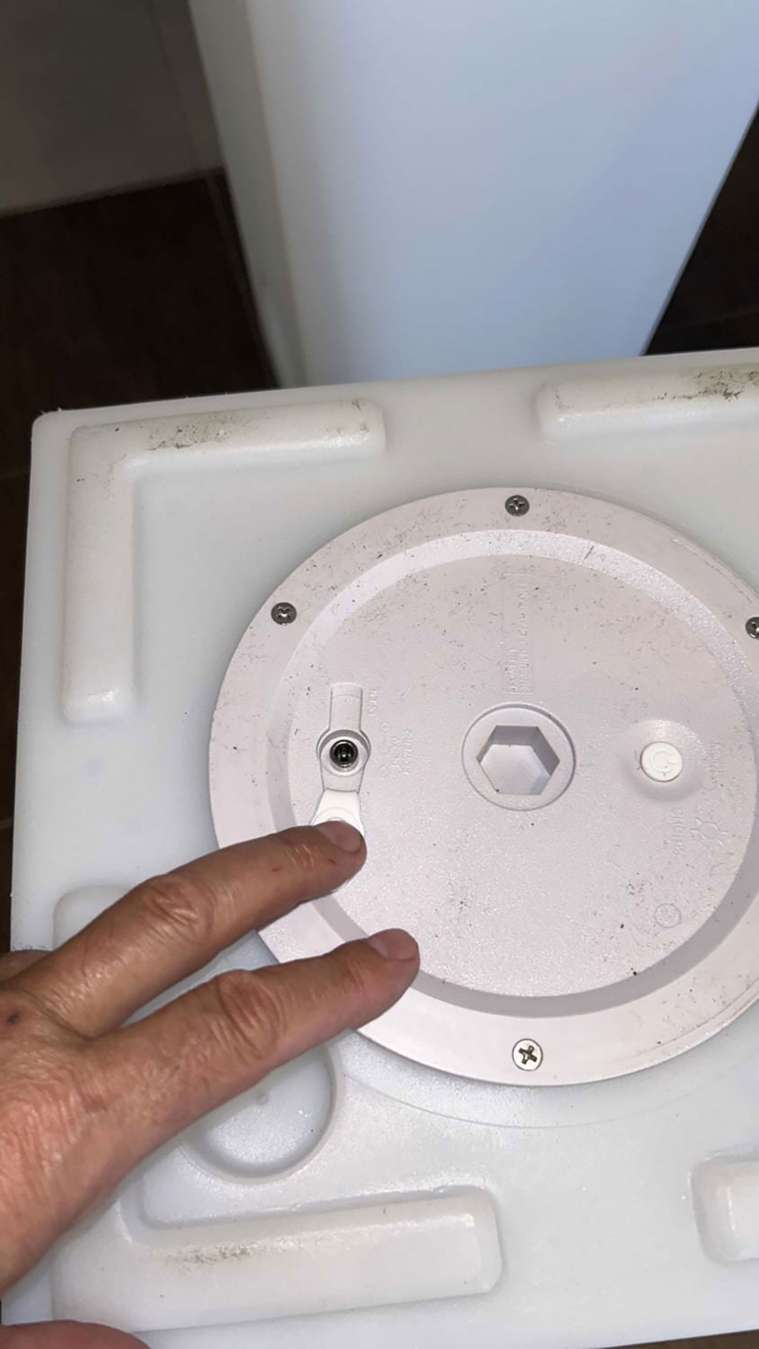 Sgabello Luminoso da Giardino in Polietilene Autoricaricabile Solare Sined Kamis Bianco