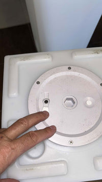 Sgabello Luminoso da Giardino in Polietilene Autoricaricabile Solare Sined Kamis Bianco