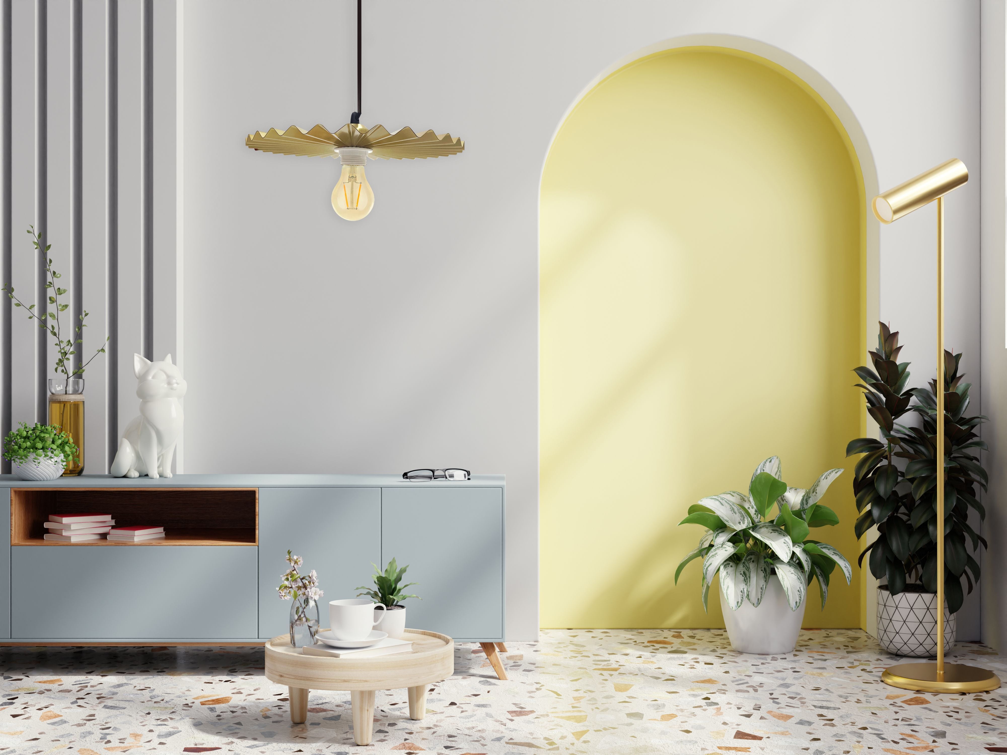 Lampada Da Soffitto APP1454-1CP Old Gold