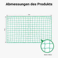 Rete ferma carico per trasporto su rimorchio 5 x 3 m maglie 45x45 mm Rete di sicurezza