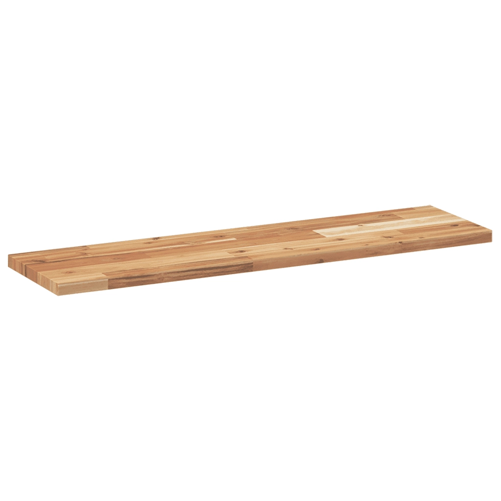 vidaXL Mensole da Parete 4 pz 80x20x2 cm Legno Acacia Rifinito a Olio