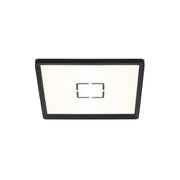 Plafoniera Contemporanea Free Metallo Bianco Nero Led Integrato 18W 4000K