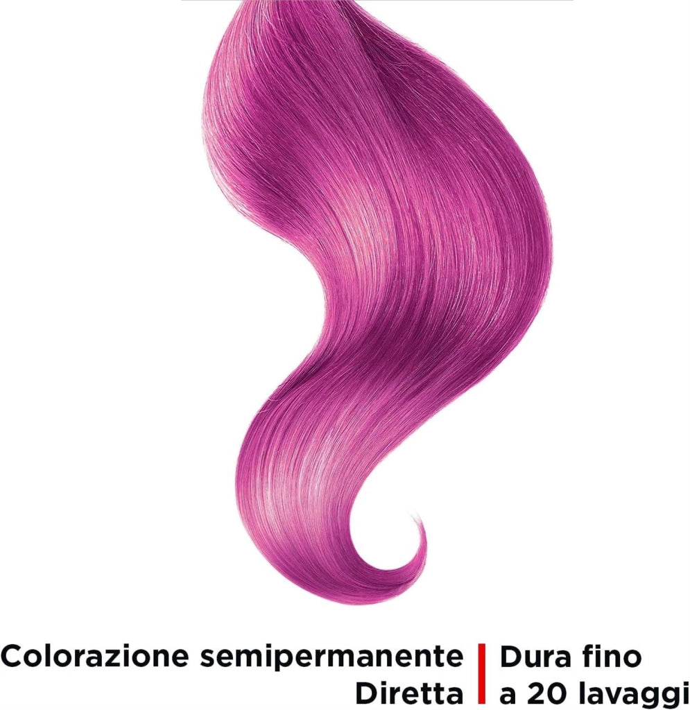 VITALCARE TINTA SEMIPERMANENTE PROFESSIONALE PER CAPELLI MORBIDI IDRATATI E LUMINOSI IN COLORE ROSA 100 GR
