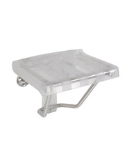 Sedile doccia ribaltabile trasparente HELP 38x33x30cm
