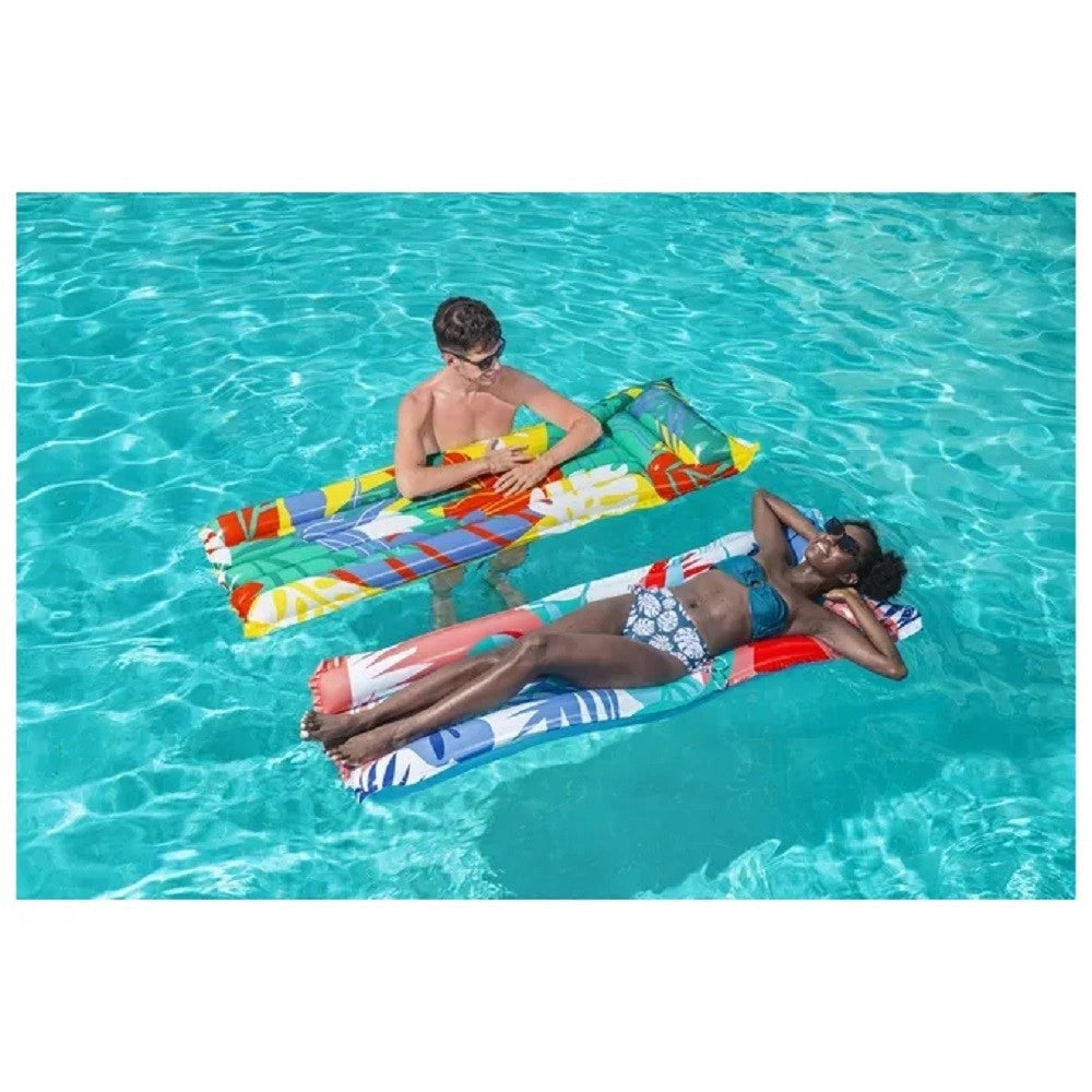 Trade Shop - Materassino Gonfiabile Air Mat Multicolor 2 Tubi 183 X 69 Cm Fantasie Ass. 44033 -