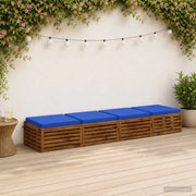 Cuscini per Sedia in 4 Pezzi SOEST 4 pz 100% Poliestere 945082