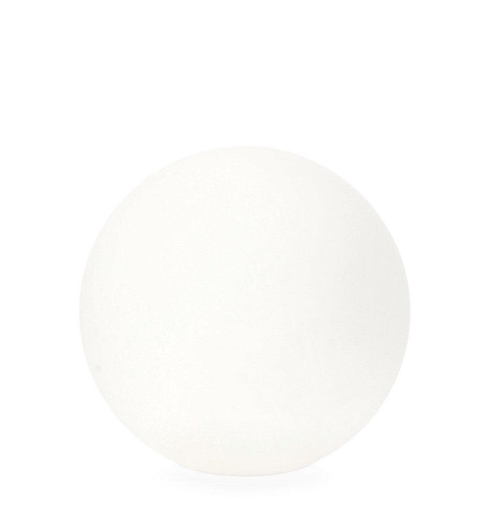 Lampada Sferica da Giardino a Led Ø40x39 cm in Plastica Craig Bianca