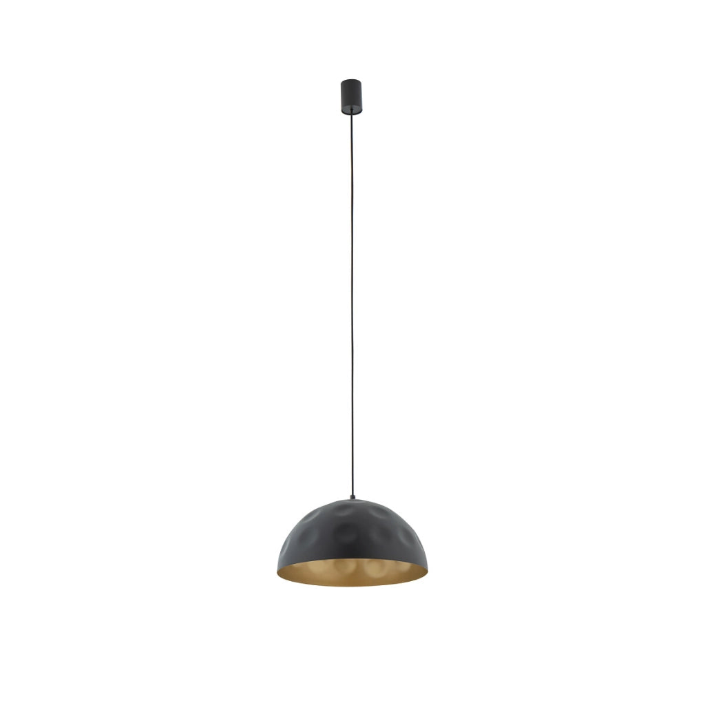 Lampada a sospensione nera/oro Nowodvorski Hemisphere 33cm