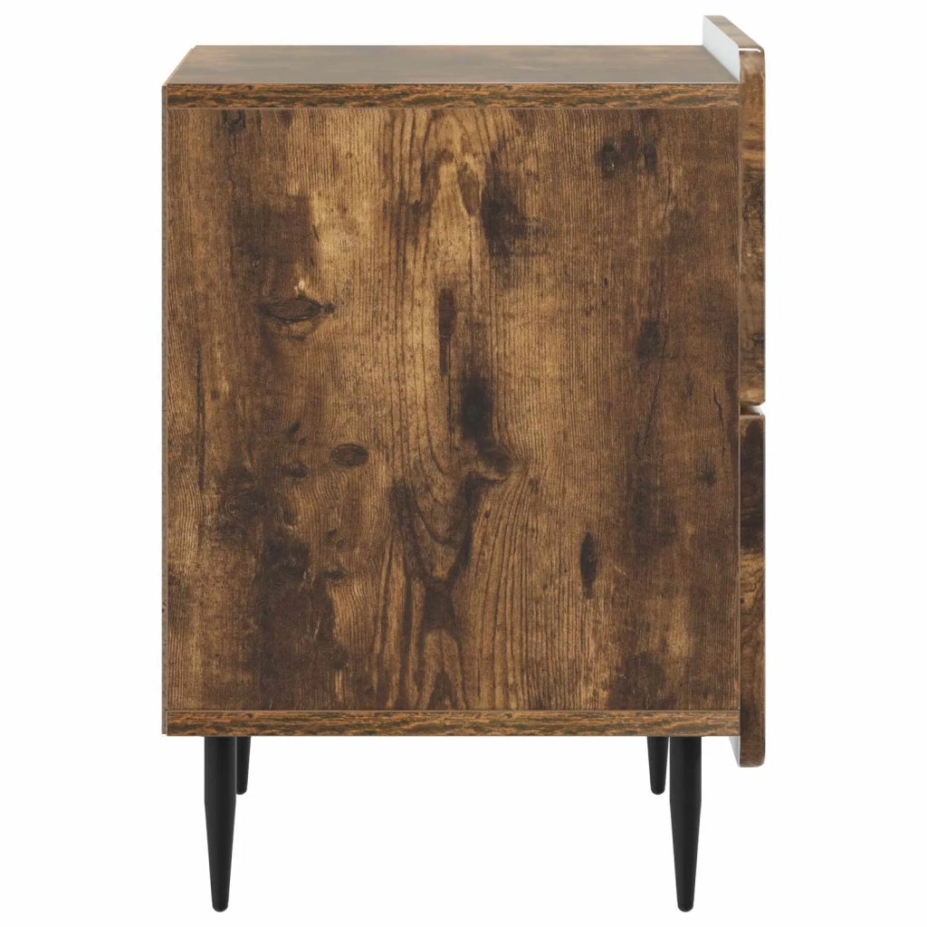 Armadio da Notte Rovere Fumo 43 x 34,5 x 49,5 cm 894305
