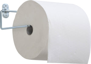 Porta Rotolo per Carta Asciugamani Multiuso 29 cm da Muro in Acciaio Bauer
