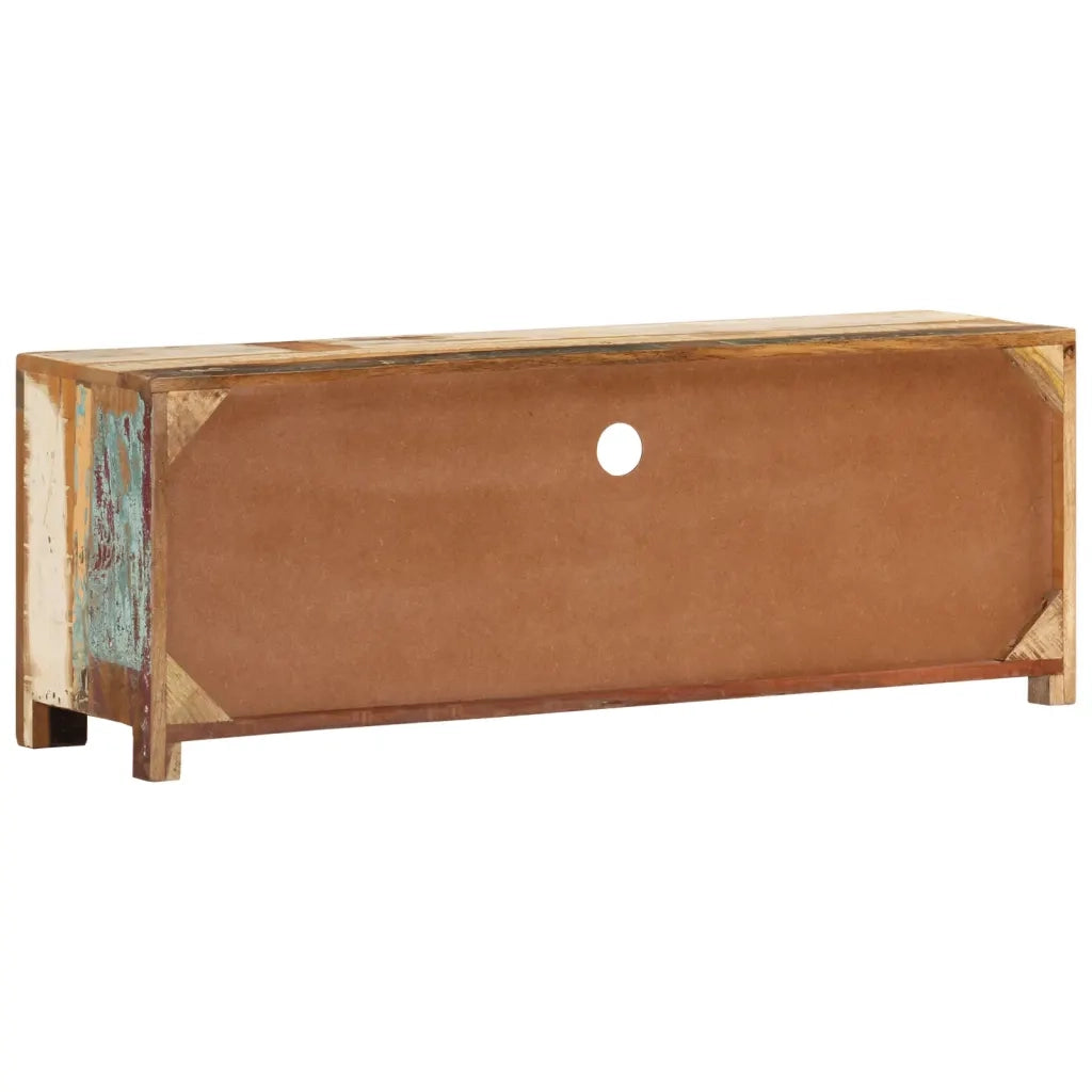 Mobile Porta TV 110x30x40 cm in Legno Massello di Recupero cod mxl 24964