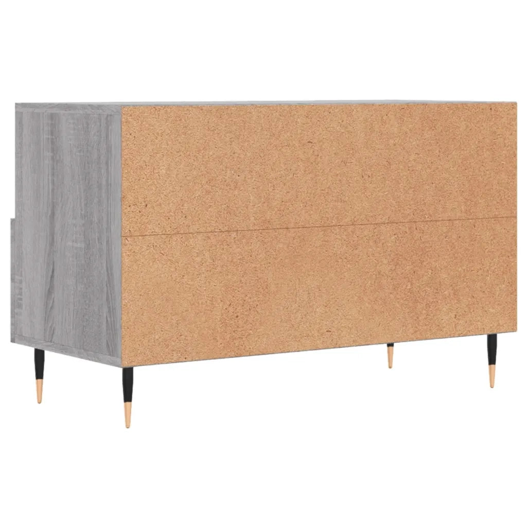 Mobile Porta TV-Mobile per TV-Credenza TV Grigio Sonoma 80x36x50 cm in Legno Multistrato 695269