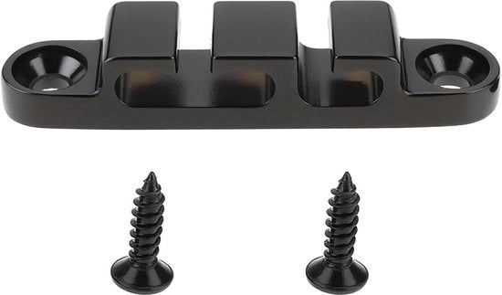 Rettificatore per 3 corde nero per basso elettrico