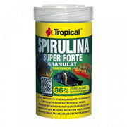 Tropical Spirulina Super Forte Granulat Formato Barattolo- 36% di Spirulina Formato: 100 ml