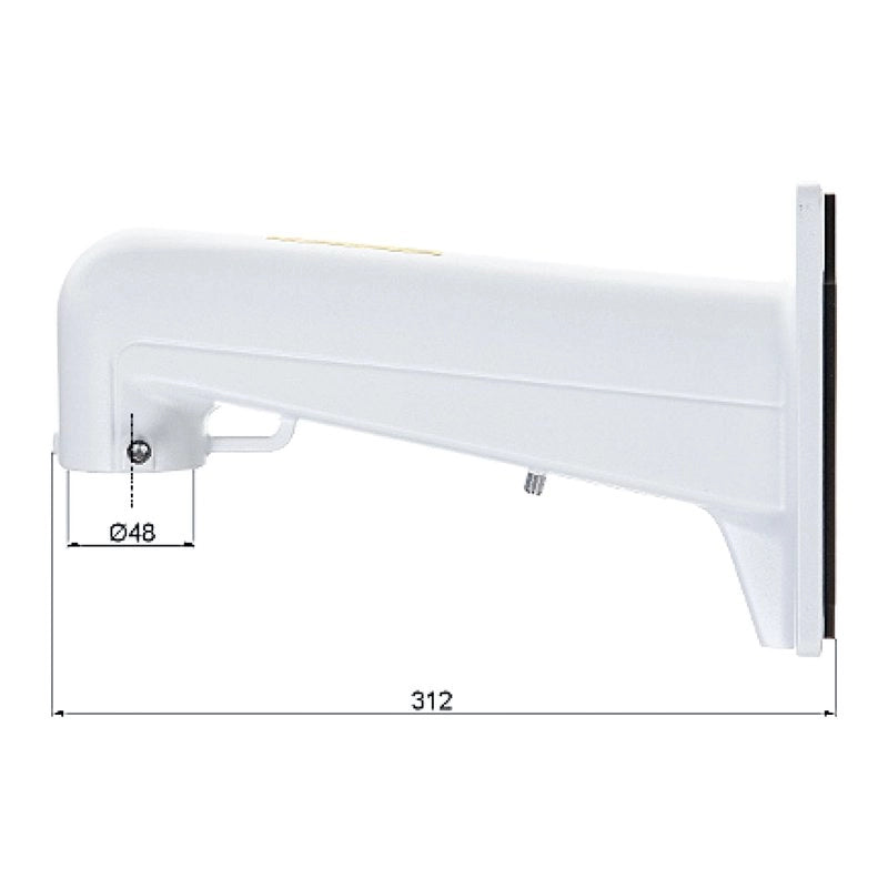 Staffa Fissaggio Supporto da Parete Per Videocamera PTZ DS1602 HYU-215N Uso In Videosorveglianza