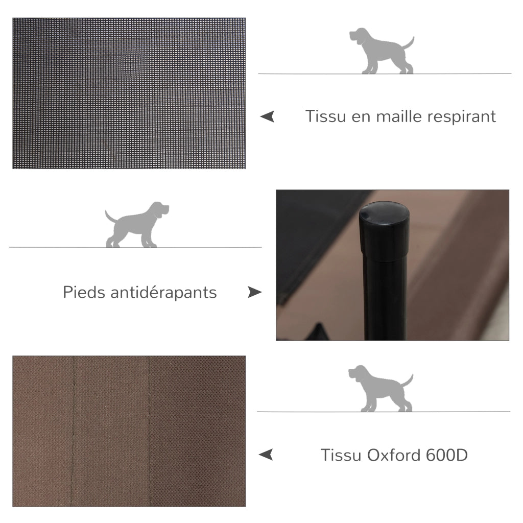 Lettino rialzato per cani e gatti ¨C Xylo ¨C tessuto oxford traspirante