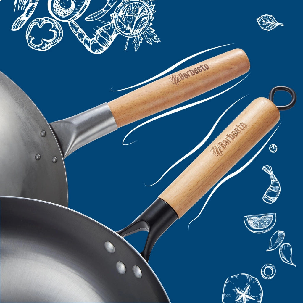 Wok Set Flach