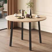 Tavolo pieghevole-Xylo-100x100cm rotondo metallo adatto piccoli spazi