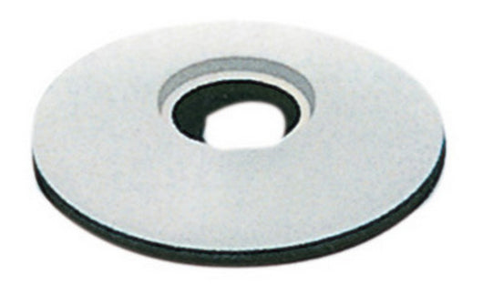 rondella ferro tonda con guarnizione 6,7x22 colore bianco finitura grigio cod:ferx.56204