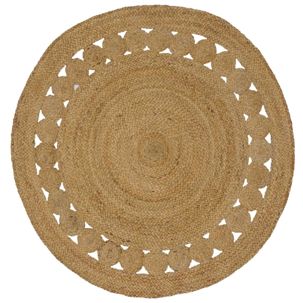 Tappeti per area Naturale Ø 120 cm Juta