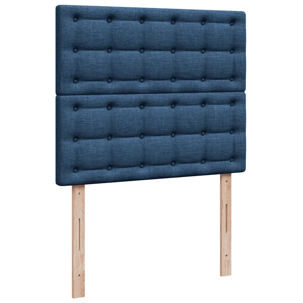 Giroletto a Molle con Materasso Blu 120x190 cm in Tessuto 3293927