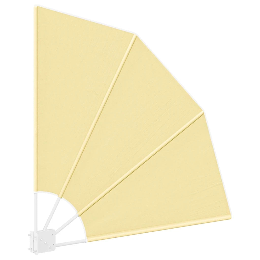 vidaXL Schermo di Privacy per Balcone Sabbia 115 x 115 cm Tessuto