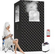 Sauna a vapore portatile per la spa in casa - Grande spazio 3L 1200W con telecomando