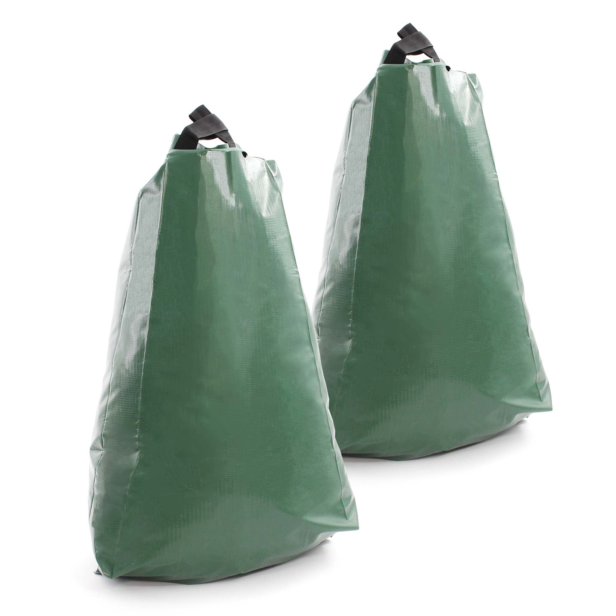 2 Sacchi per irrigare alberi 75 l in PVC, Sistema di irrigazione a goccia intorno ai tronchi