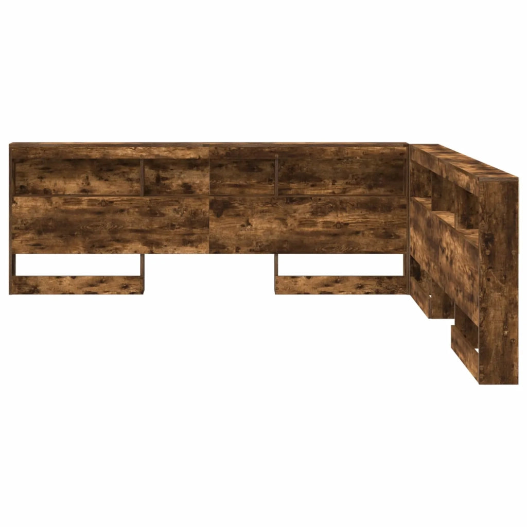 Testata contenitore Rovere fumé 180 cm Legno multistrato 3335513