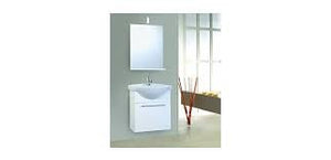 Ginevra base + lavabo + specchie ra cm.55 bianco b08xb36xfs
