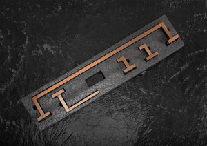 Set Accessori Da Bagno Rio Brush Copper 4 Pezzi