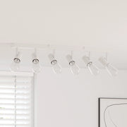 Farettone da soffitto 6 vie regolabili bianco E27