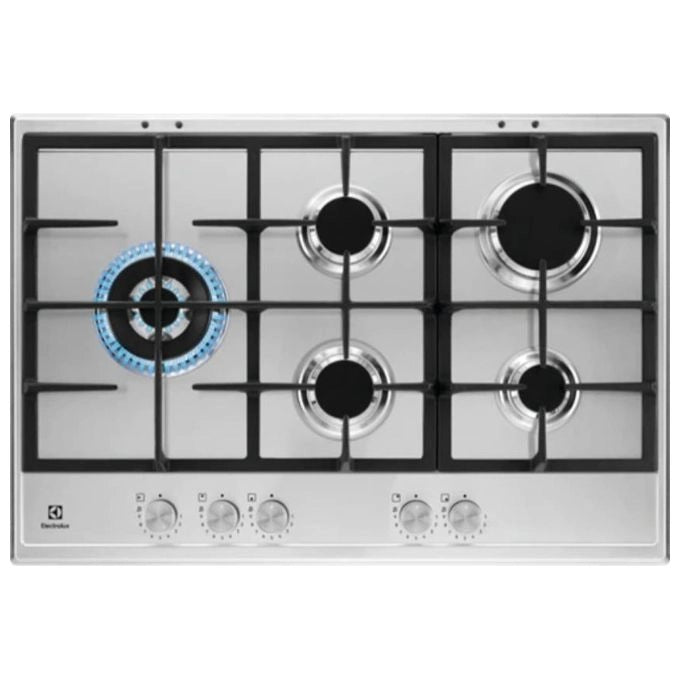 Electrolux KGS7566S2X Piano cottura a gas Serie 600 Slim Line 75cm
