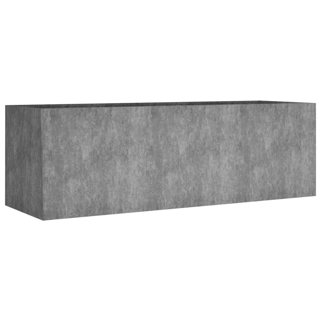 Portavaso per fioriera aiuola rialzata piante fiori terrazzo giardino giardino 120 x 40 x 40 cm acciaio corten marrone 02_0039342