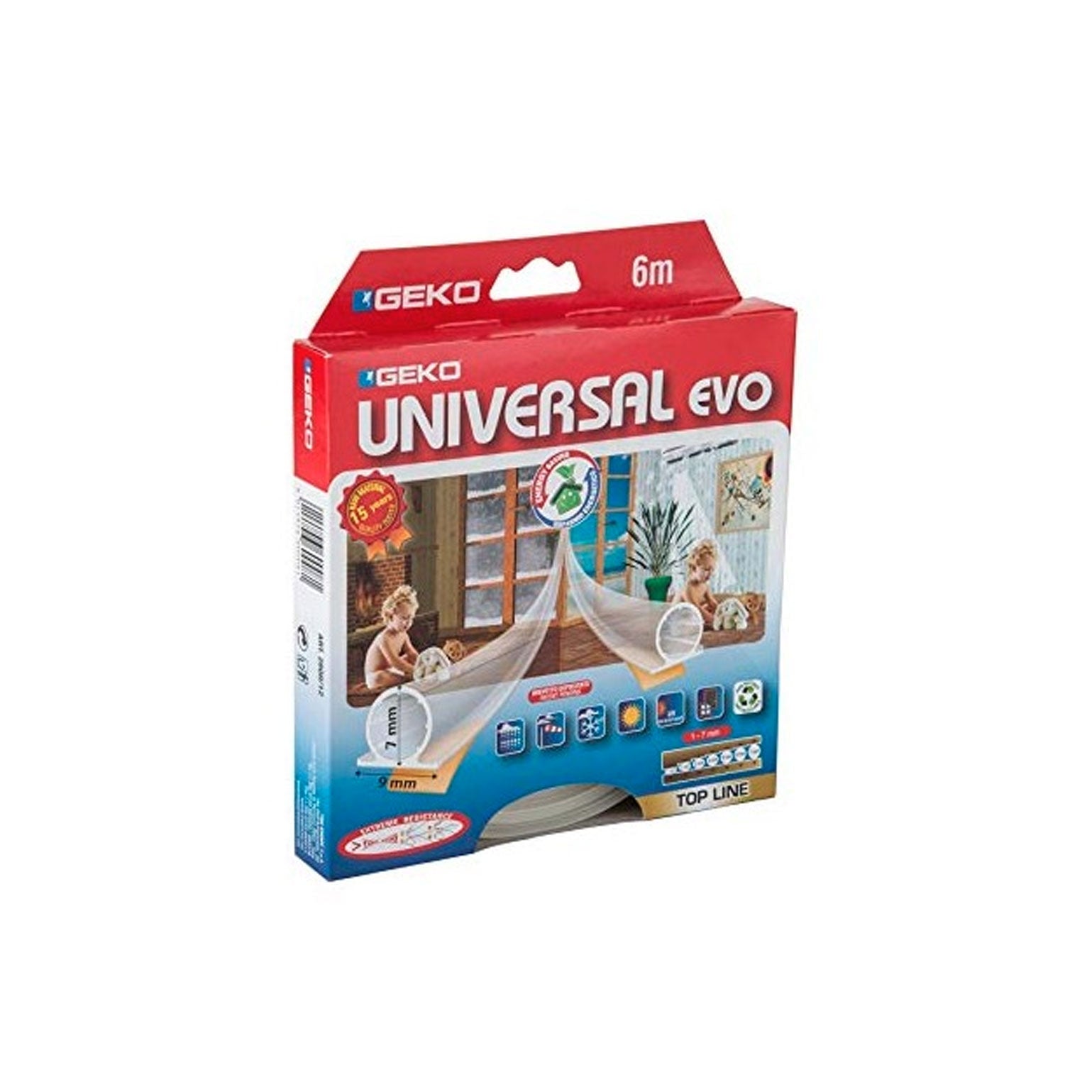 Paraspiffero adesivo termoplastico 7x9mmx 6 mt trasparente