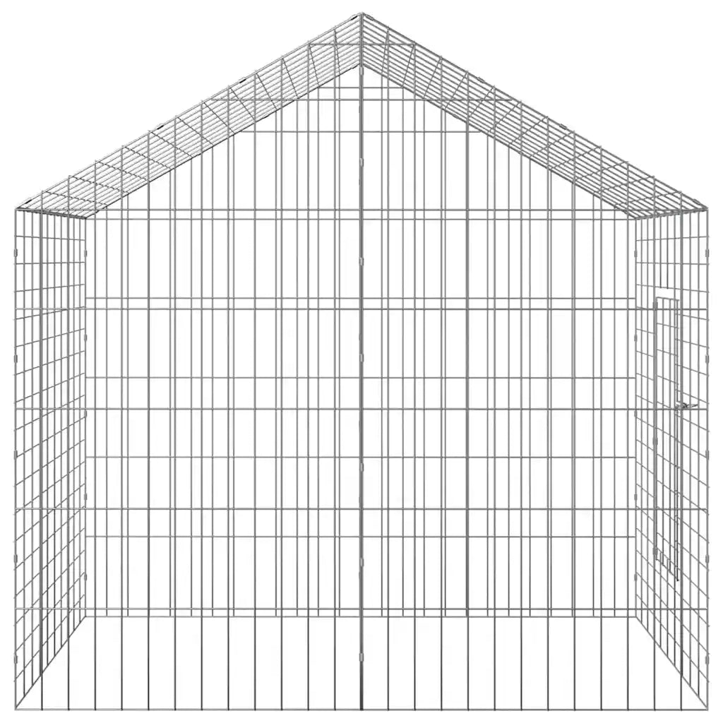 Gabbia per Conigli Argento 100 x 78 x 78 cm Acciaio zincato 42019232