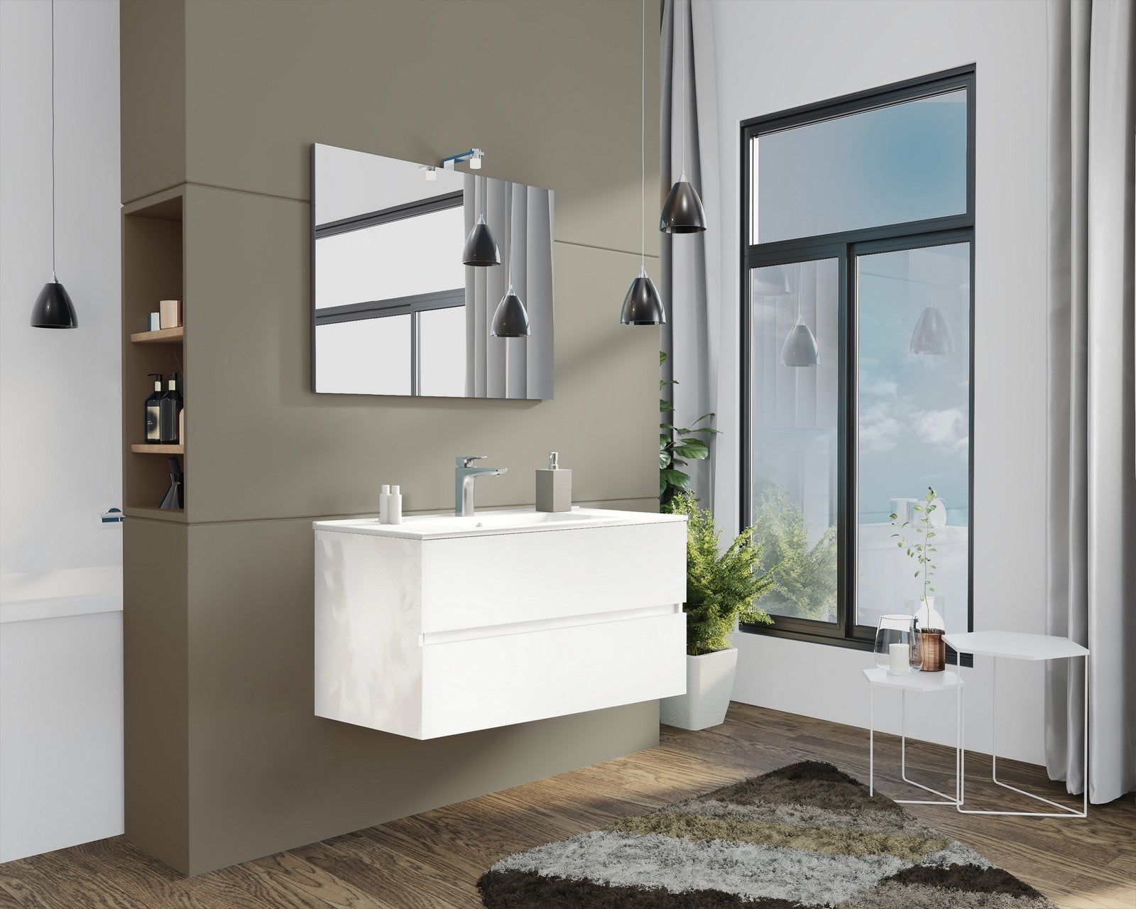 mobile bagno new splash cm.105 bianco cod:ferx.56237
