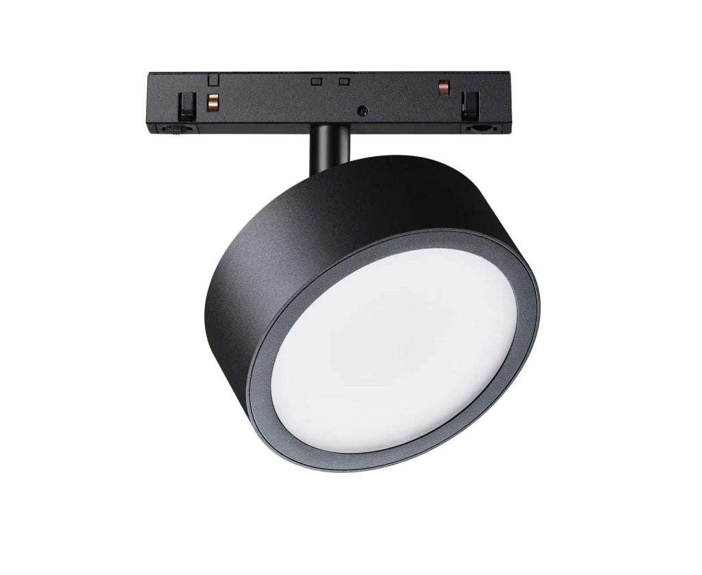 Maytoni Lampada da binario moderna Exility Rado 1 luce LED integrato nero alluminio
