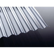 Lastra in PVC Corrugato Compatto Sezione 76/18 Trasparente 900x2000x0.8mm