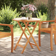 Tavolo da Giardino Pieghevole Ã˜70x75cm Legno Massello di Acacia