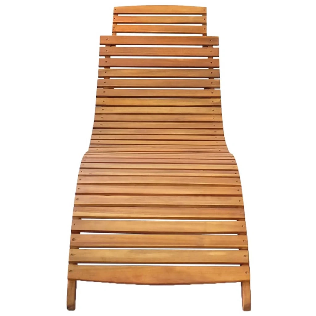 Lettino prendisole sdraio lettino da giardino mobile da esterno per patio con cuscino legno massello di acacia 02_0012386