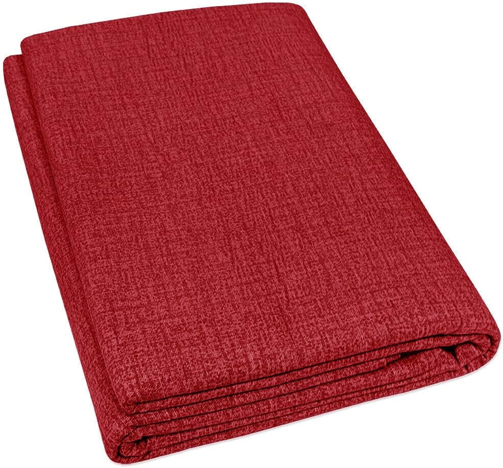 Telo Arredo Tessuto Copritutto Copridivano Proteggi Letto Poltrona Divano Bordeaux 165x265 cm