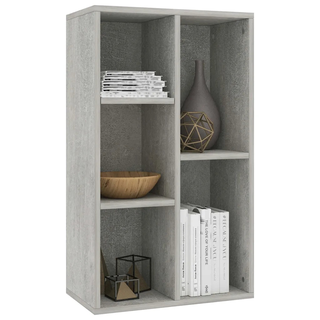 Libreria/Credenza Grigio Cemento 50x25x80 cm in Truciolato   cod mxl 9458