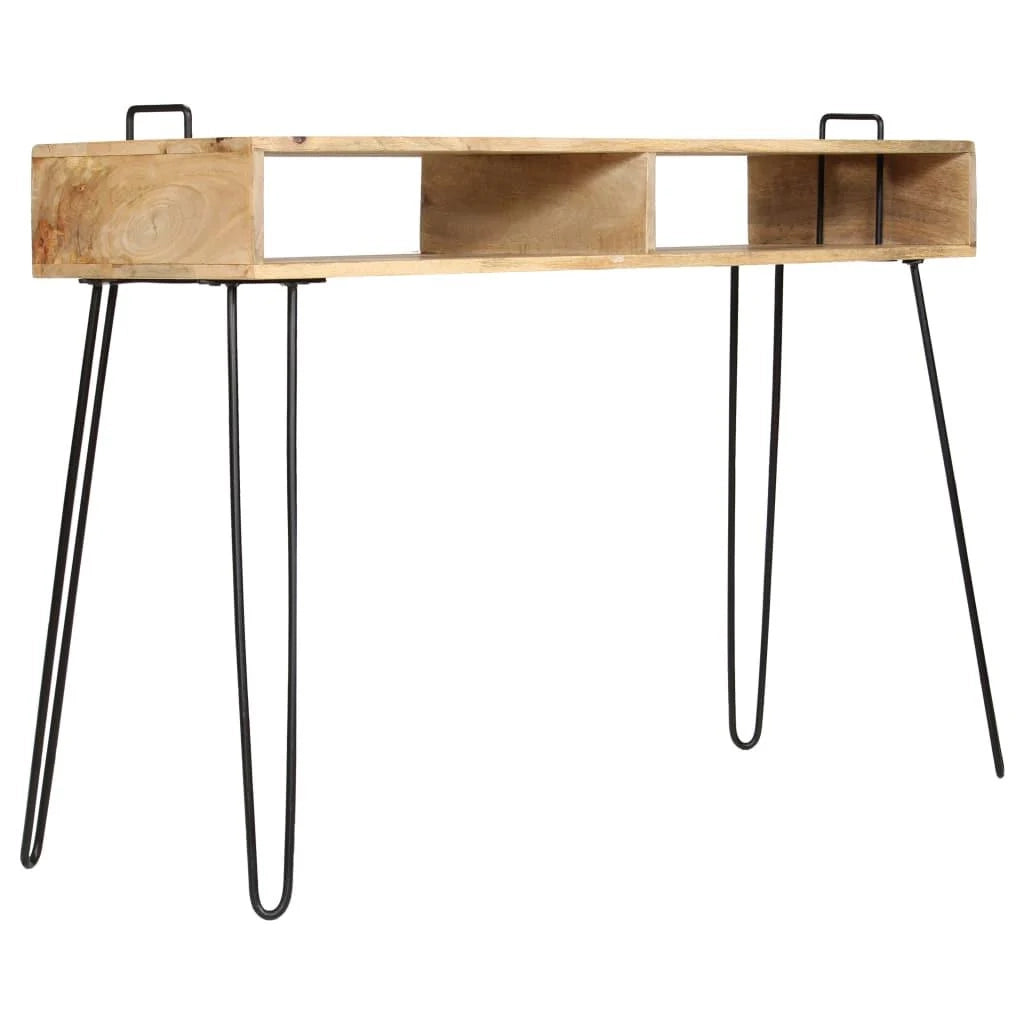 Buffet credenza mobiletto consolle mobile contenitore legno massello di mango 115 cm 4402227