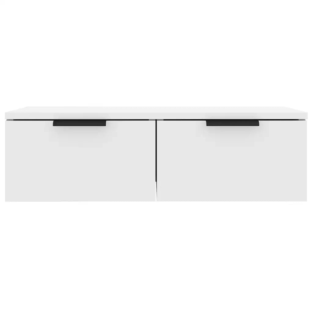 Set di 2 classici armadietti a muro 68 x 30 x 20 cm in legno composito bianco 02_0055222