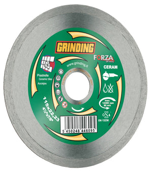 forza by grinding disco per ceramica,corona continua,diametro 115 mm,foro 22 mm cer cod:ferx.5627