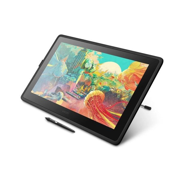 wacom cintiq 22, display full hd da 1.920 x 1.080 interattivo con penna di precisione wacom pro pen 2, comp, supporto regolabile per illustrare e disegnare, colori vivi e android 6.0 marshmallow [classe di efficienza energetica e]  - DTK2260K0A