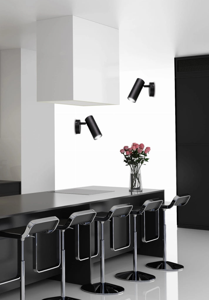Applique Candellux Colly nera 1xGU10 15W IP20 91-01658