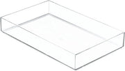 Lavabo in ingresso extra grande con contenitore per posate trasparente | 203 cm x 305 cm contenitore per posate 47 cm profondo