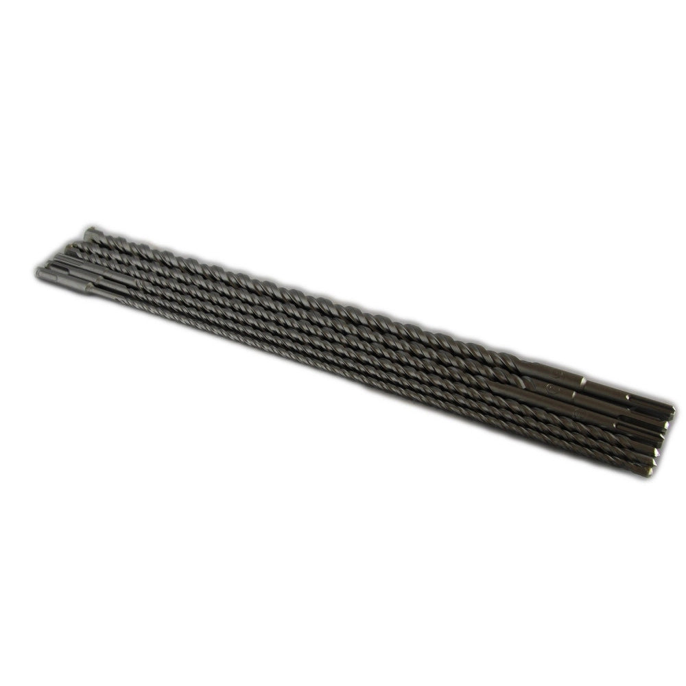 Trade Shop - 6 Punte Muro Sds Da 450 Mm Per Trapano Tassellatore ø 6, 8, 10, 12, 14, 16 Mm -
